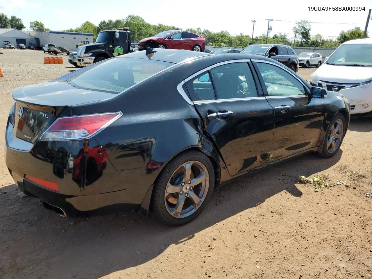 2011 Acura Tl VIN: 19UUA9F58BA000994 Lot: 68664914