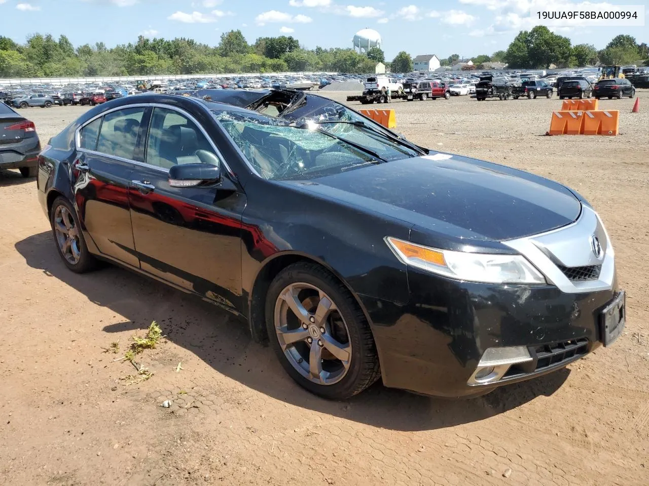 2011 Acura Tl VIN: 19UUA9F58BA000994 Lot: 68664914