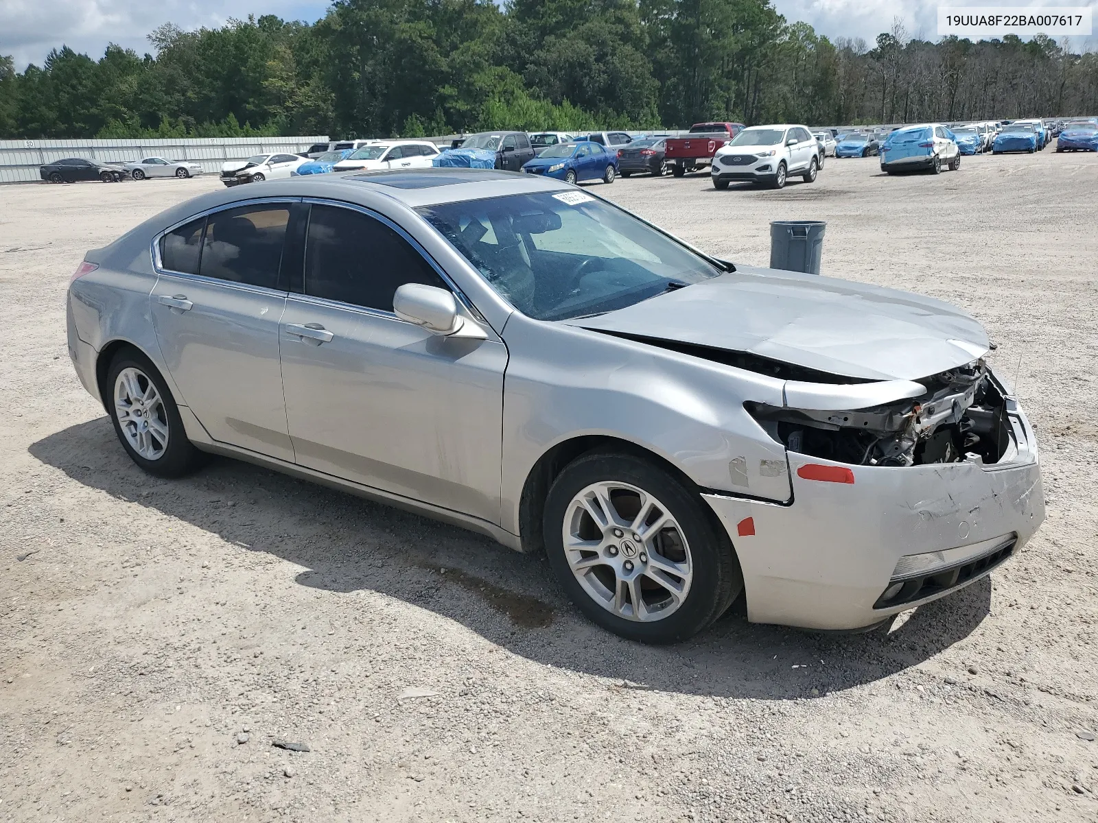 2011 Acura Tl VIN: 19UUA8F22BA007617 Lot: 68927624