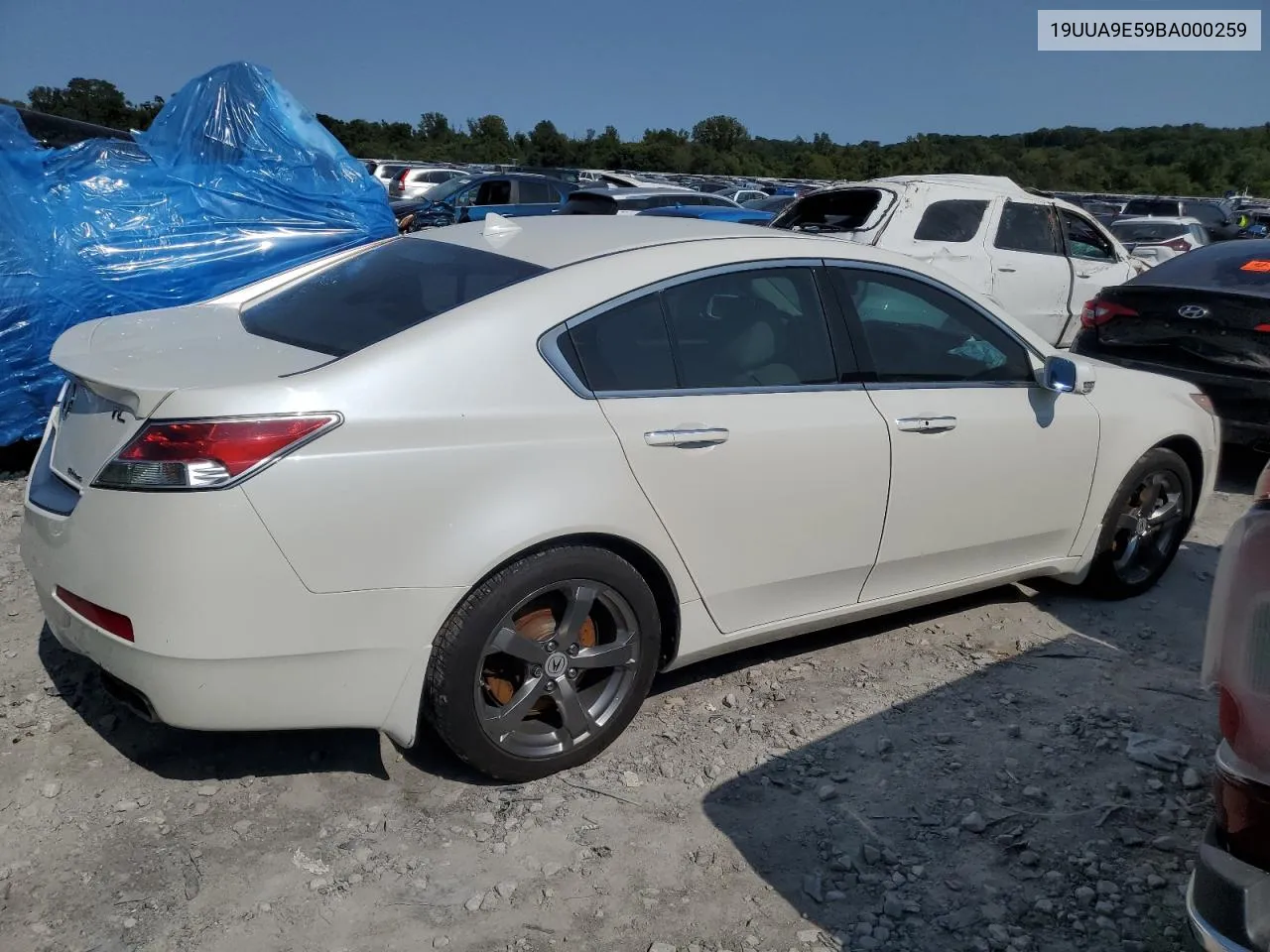 2011 Acura Tl VIN: 19UUA9E59BA000259 Lot: 69224614