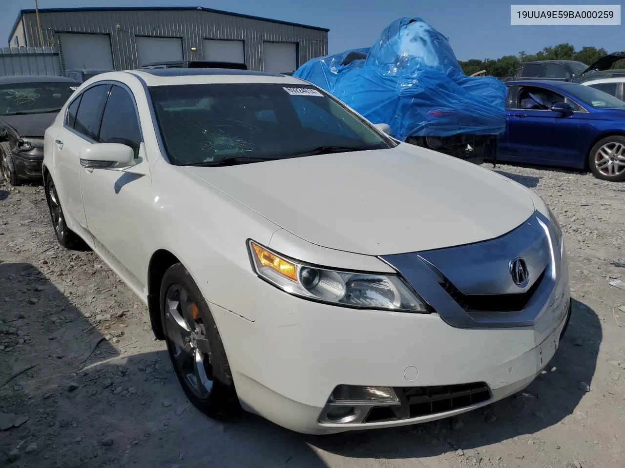 2011 Acura Tl VIN: 19UUA9E59BA000259 Lot: 69224614