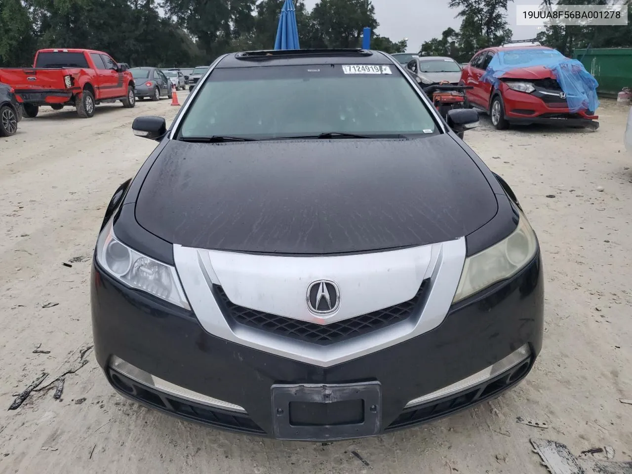 2011 Acura Tl VIN: 19UUA8F56BA001278 Lot: 71249194