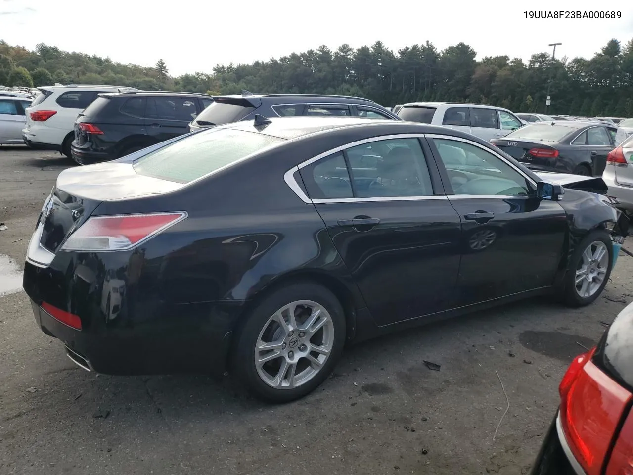 2011 Acura Tl VIN: 19UUA8F23BA000689 Lot: 72359164