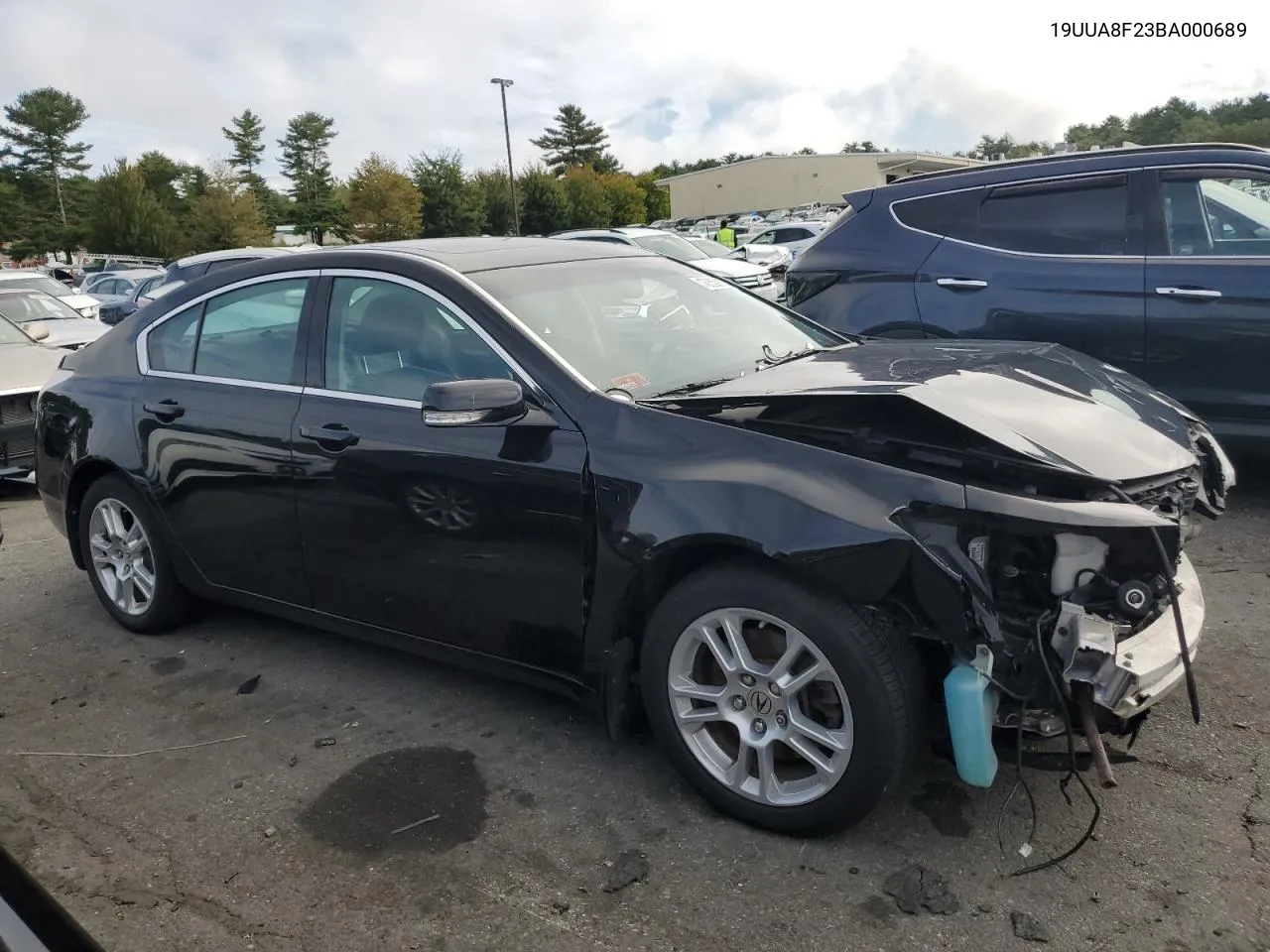 2011 Acura Tl VIN: 19UUA8F23BA000689 Lot: 72359164