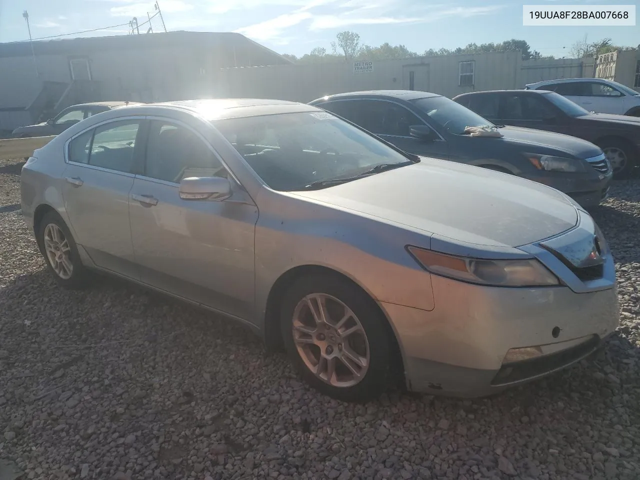 2011 Acura Tl VIN: 19UUA8F28BA007668 Lot: 72632514