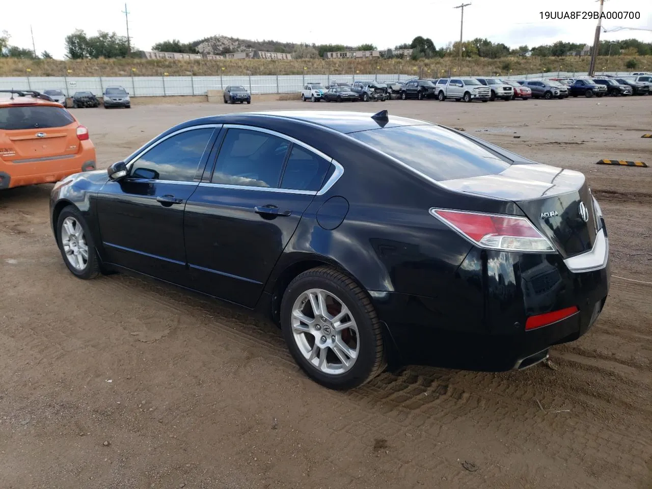 2011 Acura Tl VIN: 19UUA8F29BA000700 Lot: 76048074