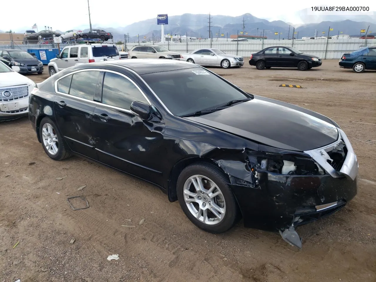 2011 Acura Tl VIN: 19UUA8F29BA000700 Lot: 76048074