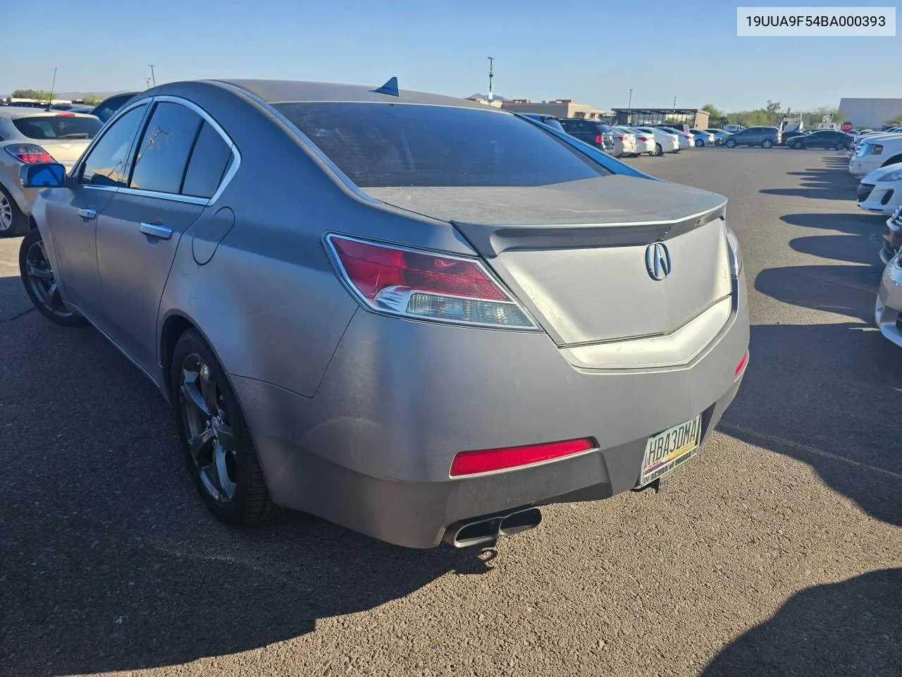 2011 Acura Tl VIN: 19UUA9F54BA000393 Lot: 76917824