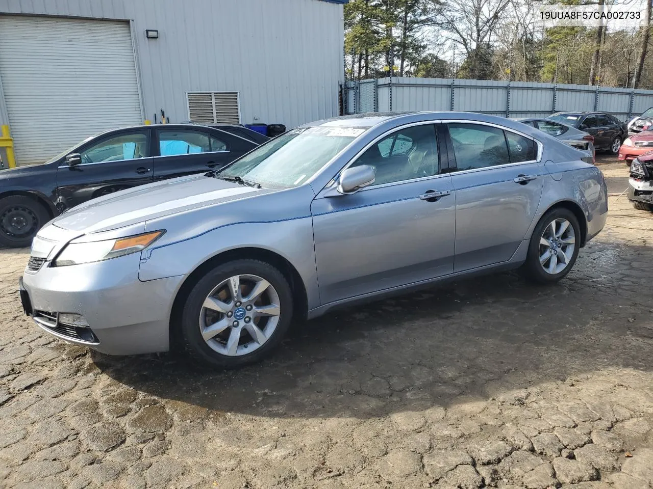 2012 Acura Tl VIN: 19UUA8F57CA002733 Lot: 41031714