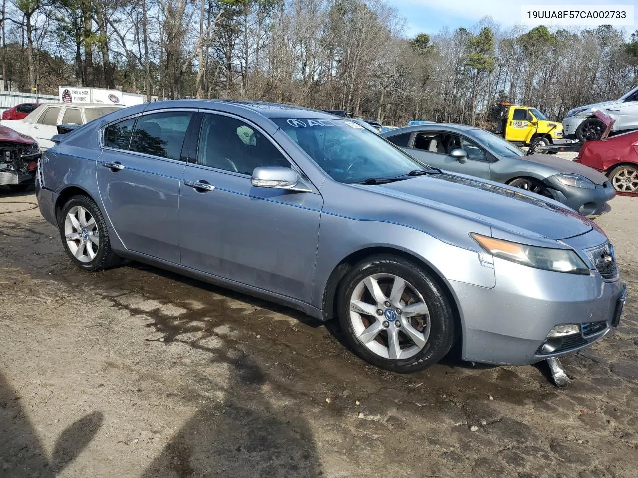 2012 Acura Tl VIN: 19UUA8F57CA002733 Lot: 41031714