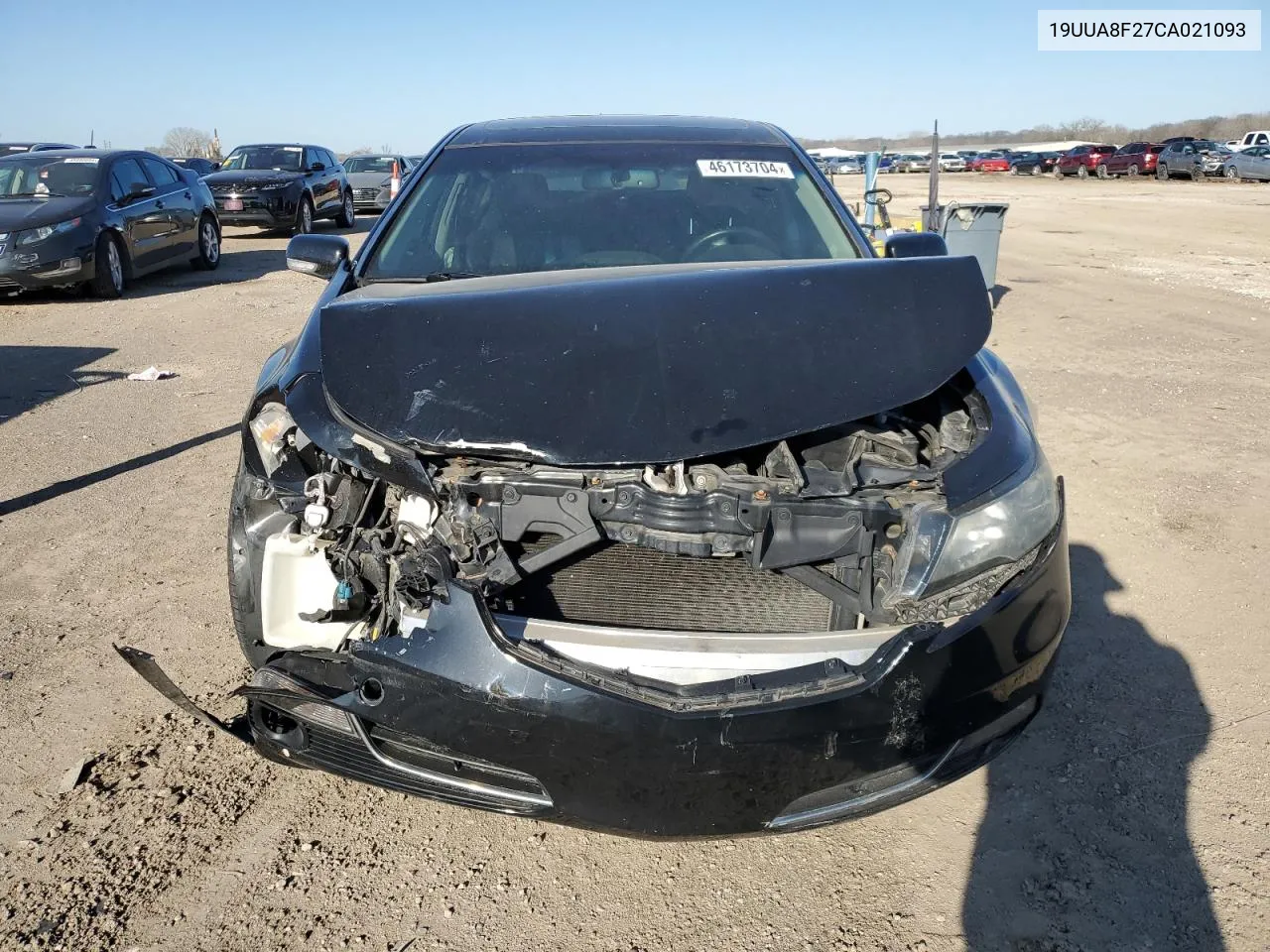 2012 Acura Tl VIN: 19UUA8F27CA021093 Lot: 46173704