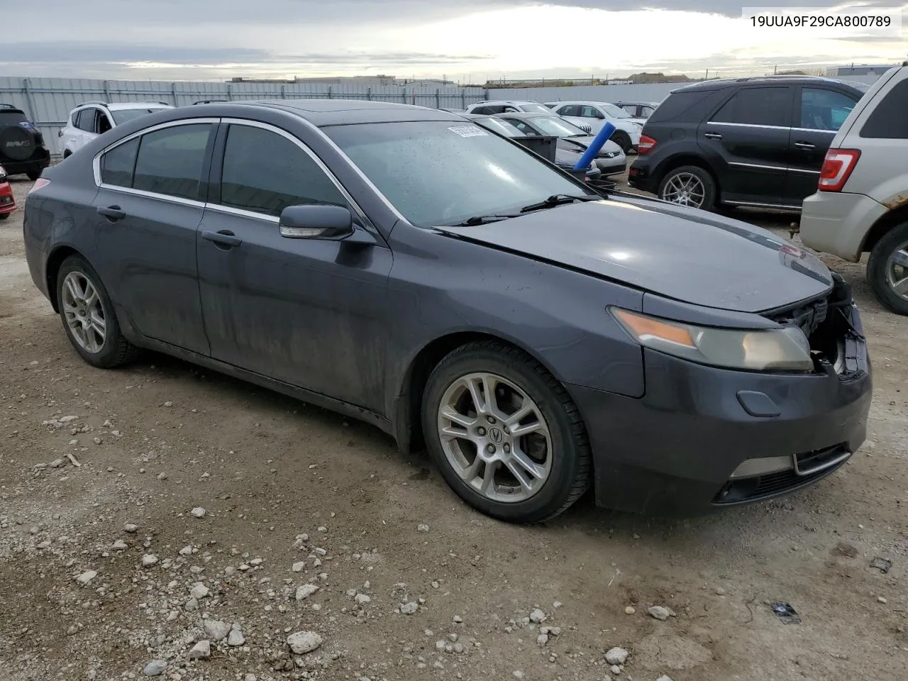 2012 Acura Tl VIN: 19UUA9F29CA800789 Lot: 55075454