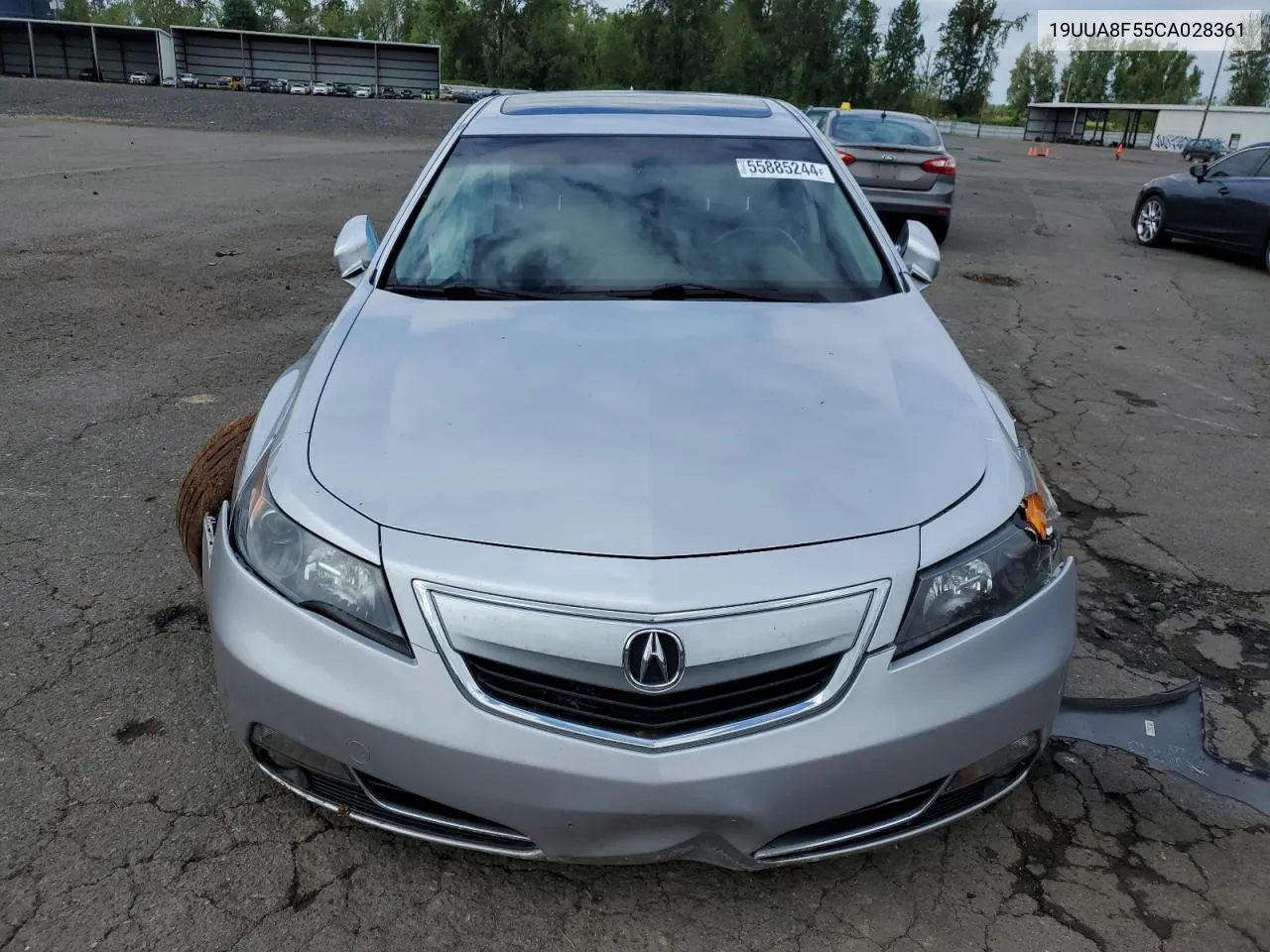 2012 Acura Tl VIN: 19UUA8F55CA028361 Lot: 55885244