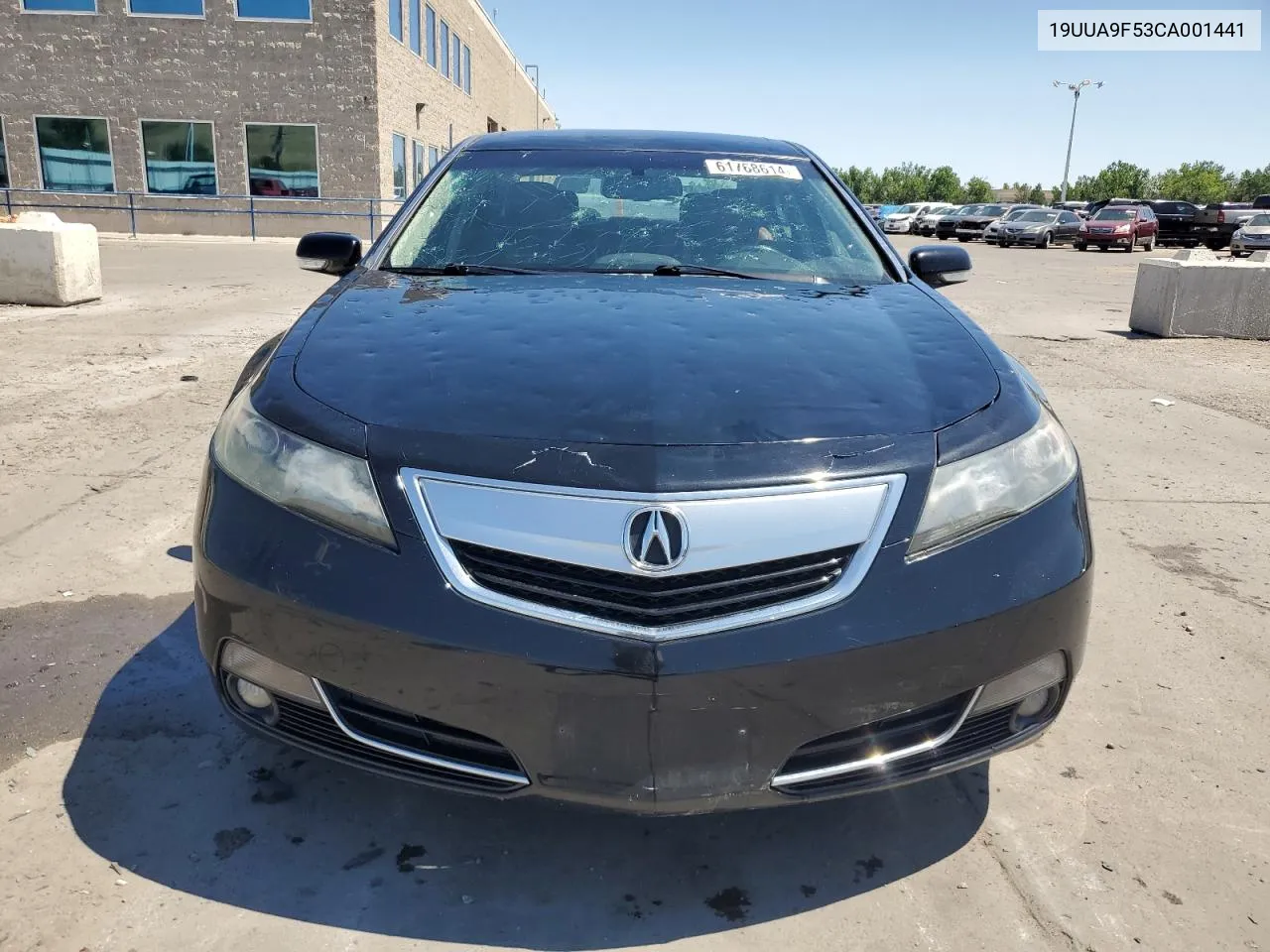 2012 Acura Tl VIN: 19UUA9F53CA001441 Lot: 61768614