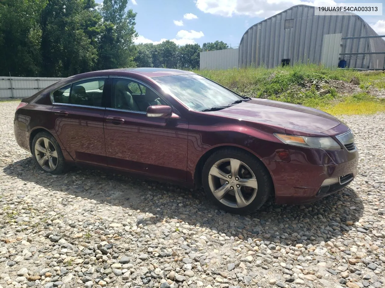 2012 Acura Tl VIN: 19UUA9F54CA003313 Lot: 62362074