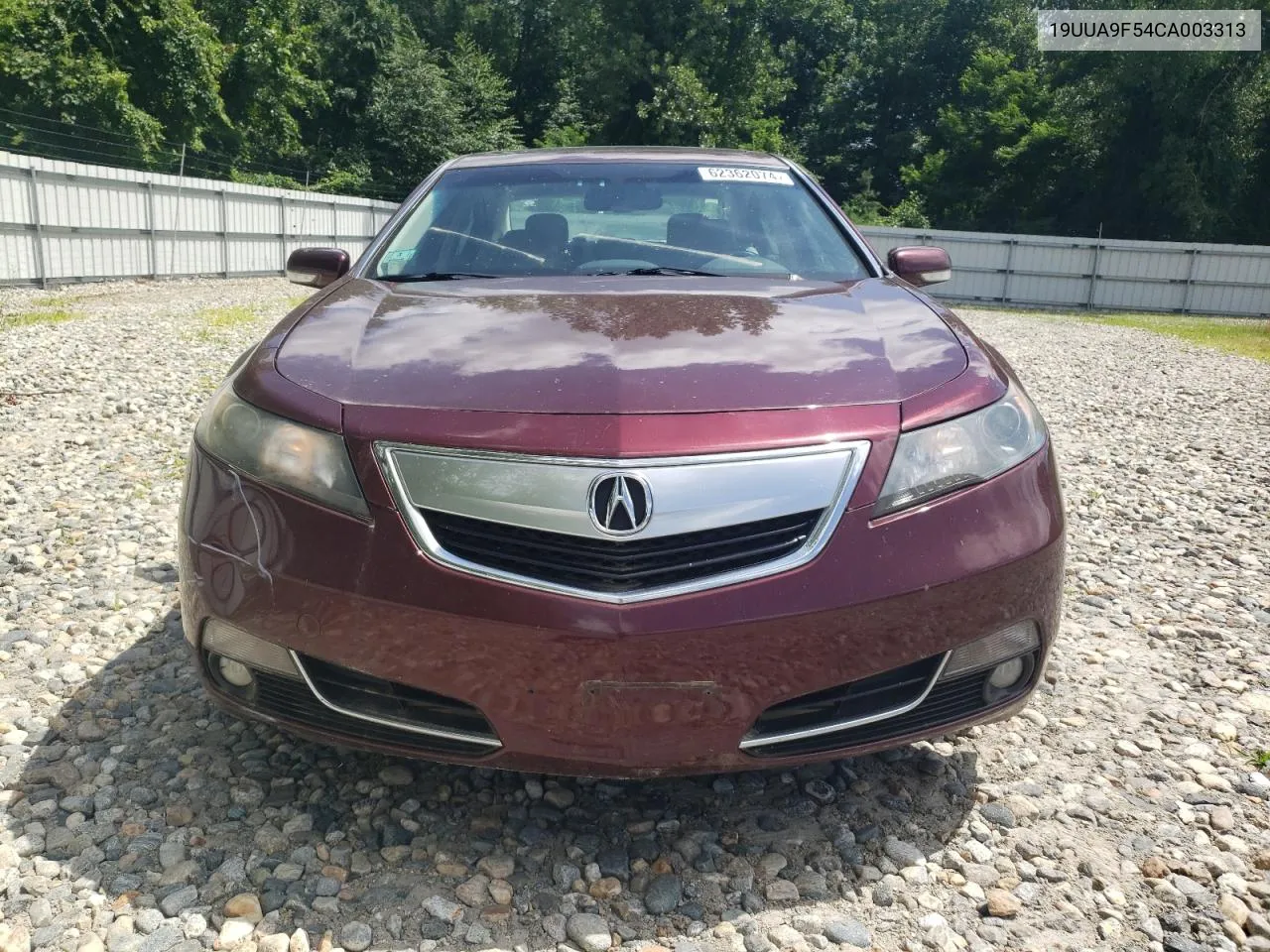 2012 Acura Tl VIN: 19UUA9F54CA003313 Lot: 62362074