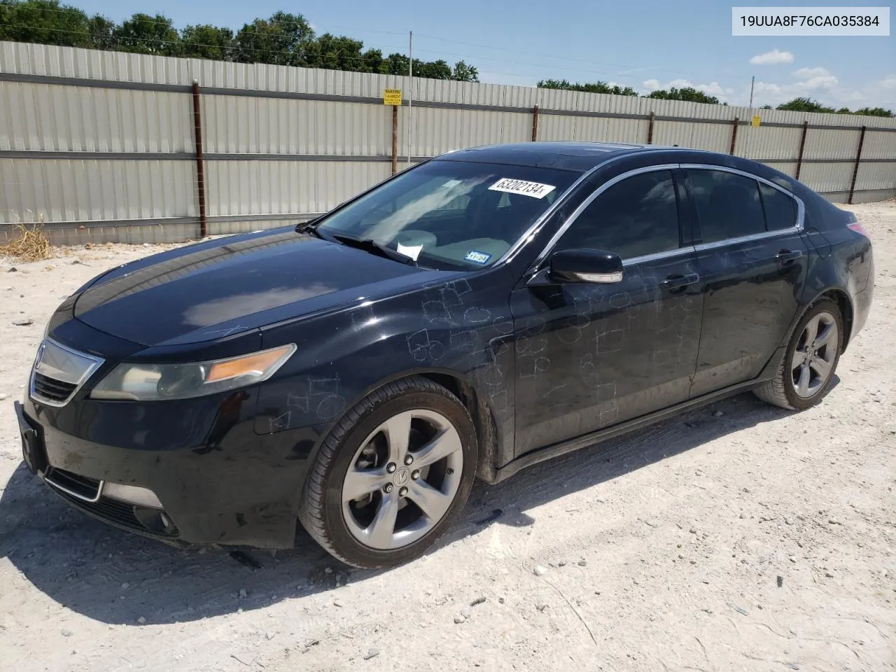 2012 Acura Tl VIN: 19UUA8F76CA035384 Lot: 63202134