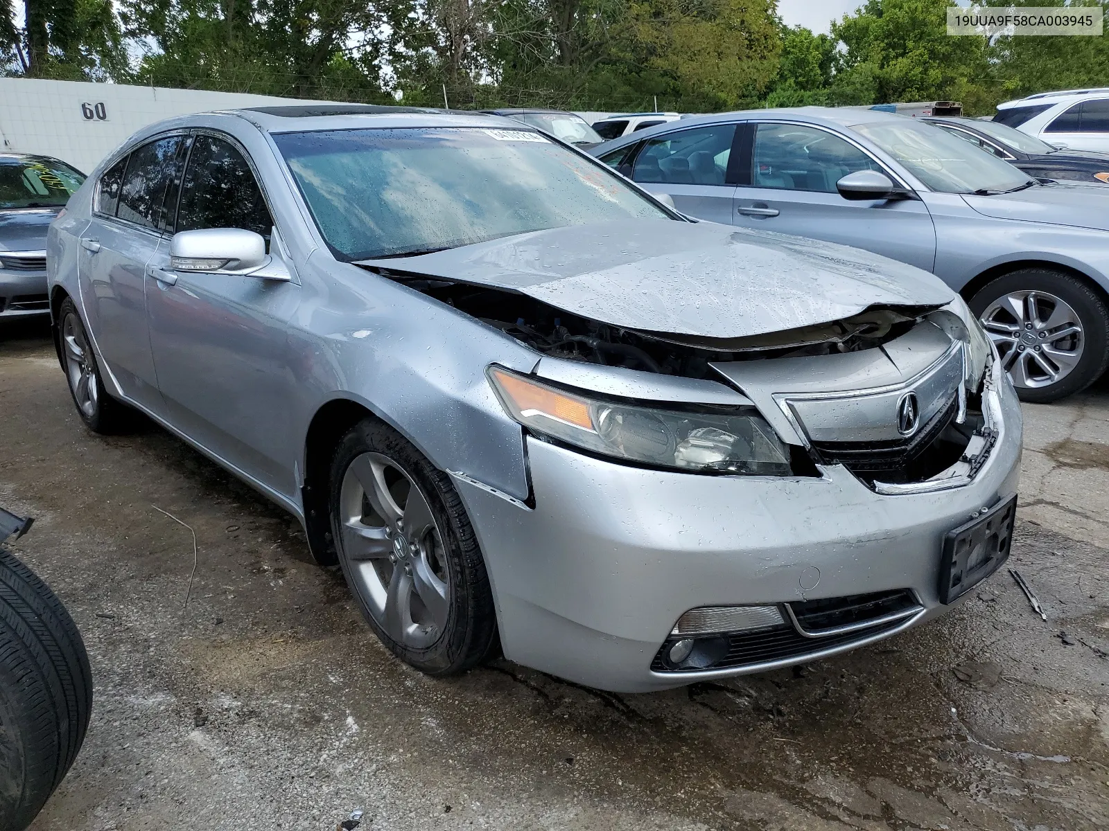 2012 Acura Tl VIN: 19UUA9F58CA003945 Lot: 64101214