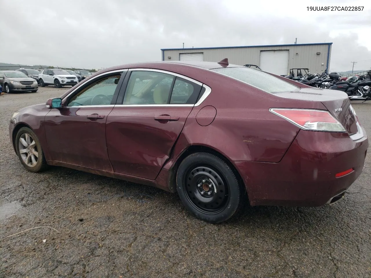 2012 Acura Tl VIN: 19UUA8F27CA022857 Lot: 64354514