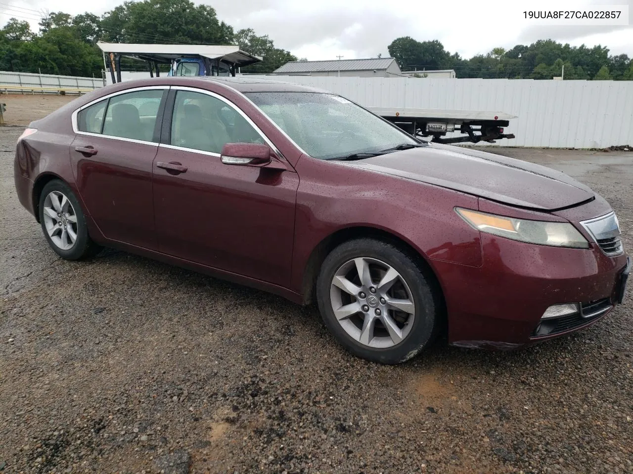 2012 Acura Tl VIN: 19UUA8F27CA022857 Lot: 64354514