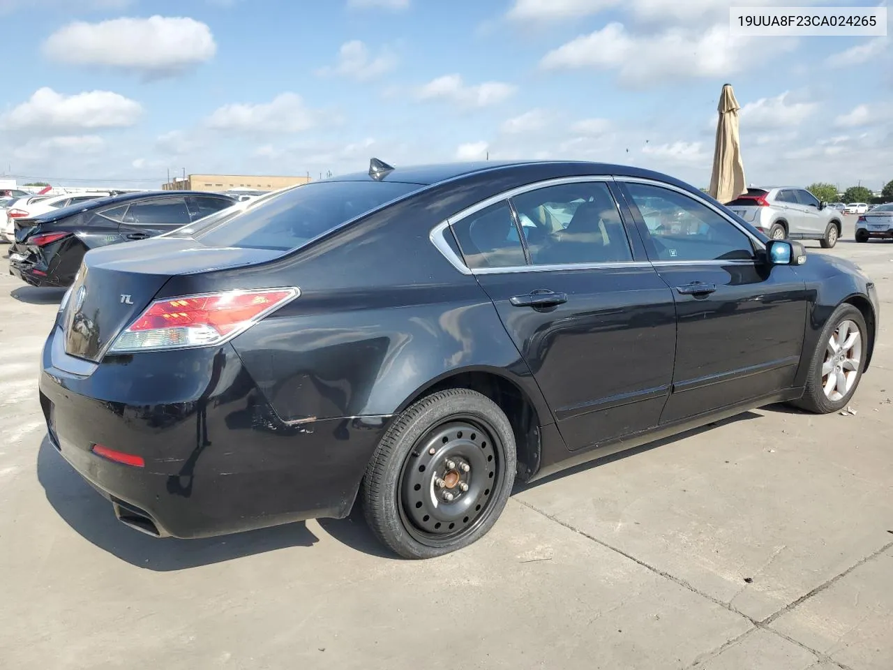 2012 Acura Tl VIN: 19UUA8F23CA024265 Lot: 65010954