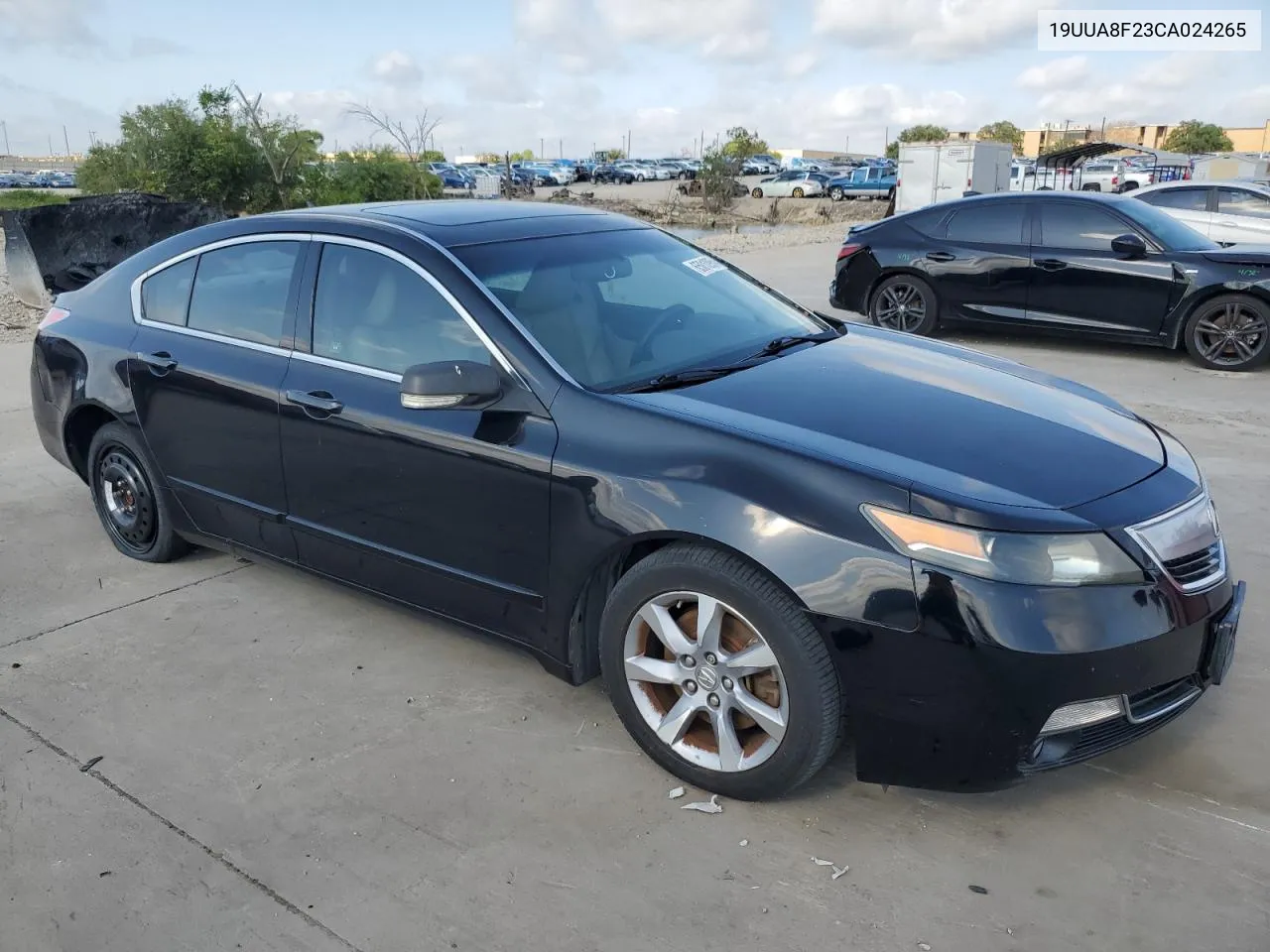 2012 Acura Tl VIN: 19UUA8F23CA024265 Lot: 65010954