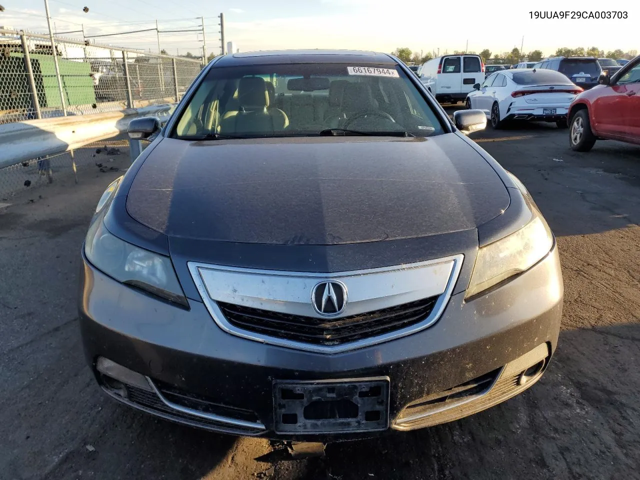 2012 Acura Tl VIN: 19UUA9F29CA003703 Lot: 66167944