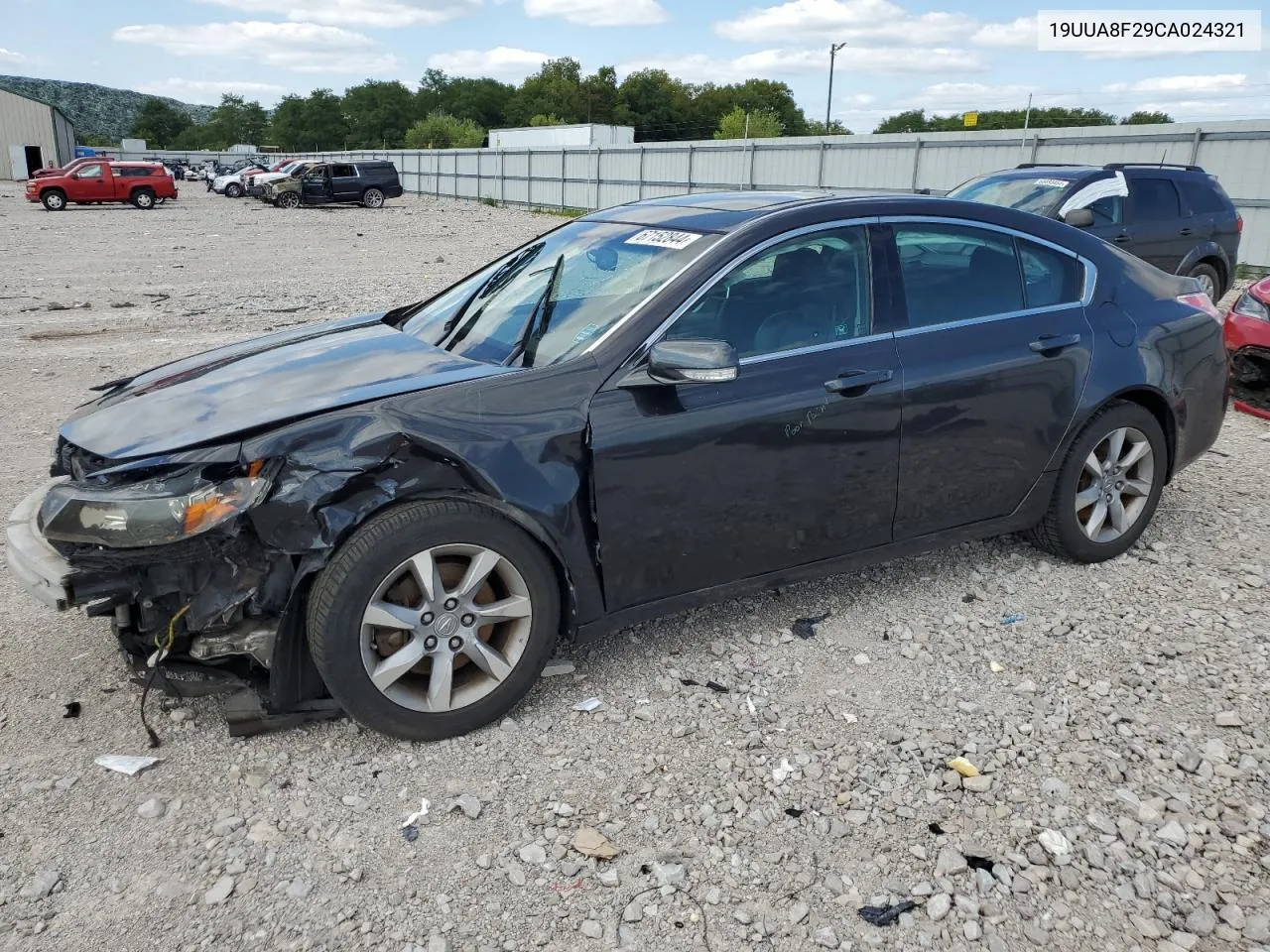 2012 Acura Tl VIN: 19UUA8F29CA024321 Lot: 67152844