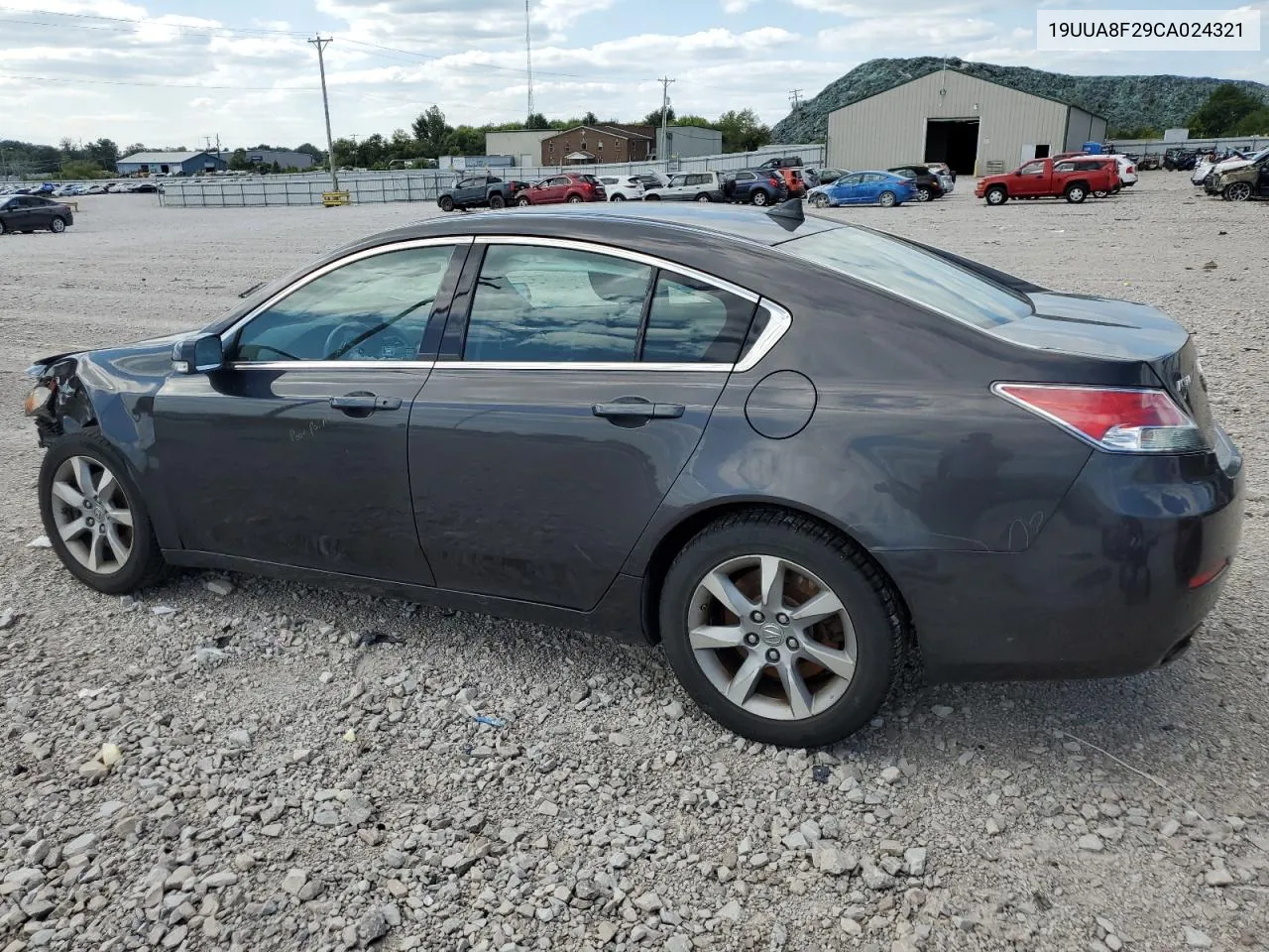 2012 Acura Tl VIN: 19UUA8F29CA024321 Lot: 67152844