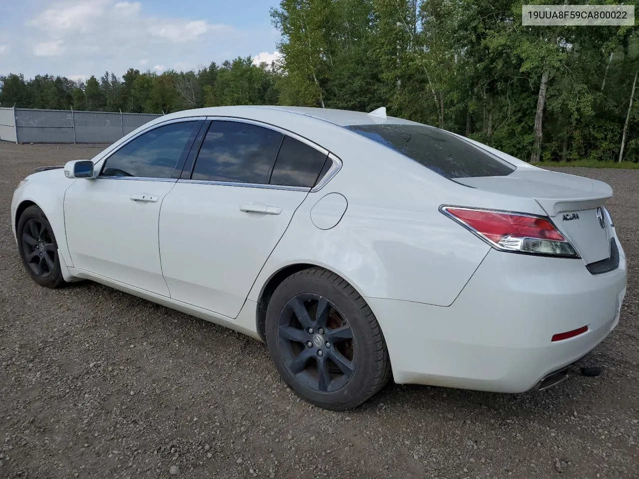 2012 Acura Tl VIN: 19UUA8F59CA800022 Lot: 68795274