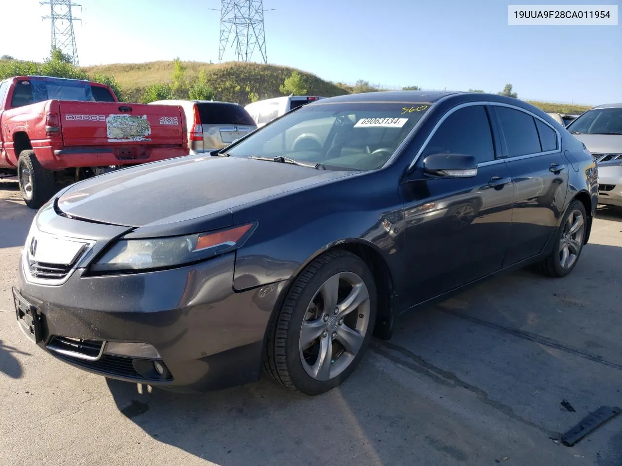 2012 Acura Tl VIN: 19UUA9F28CA011954 Lot: 69063134