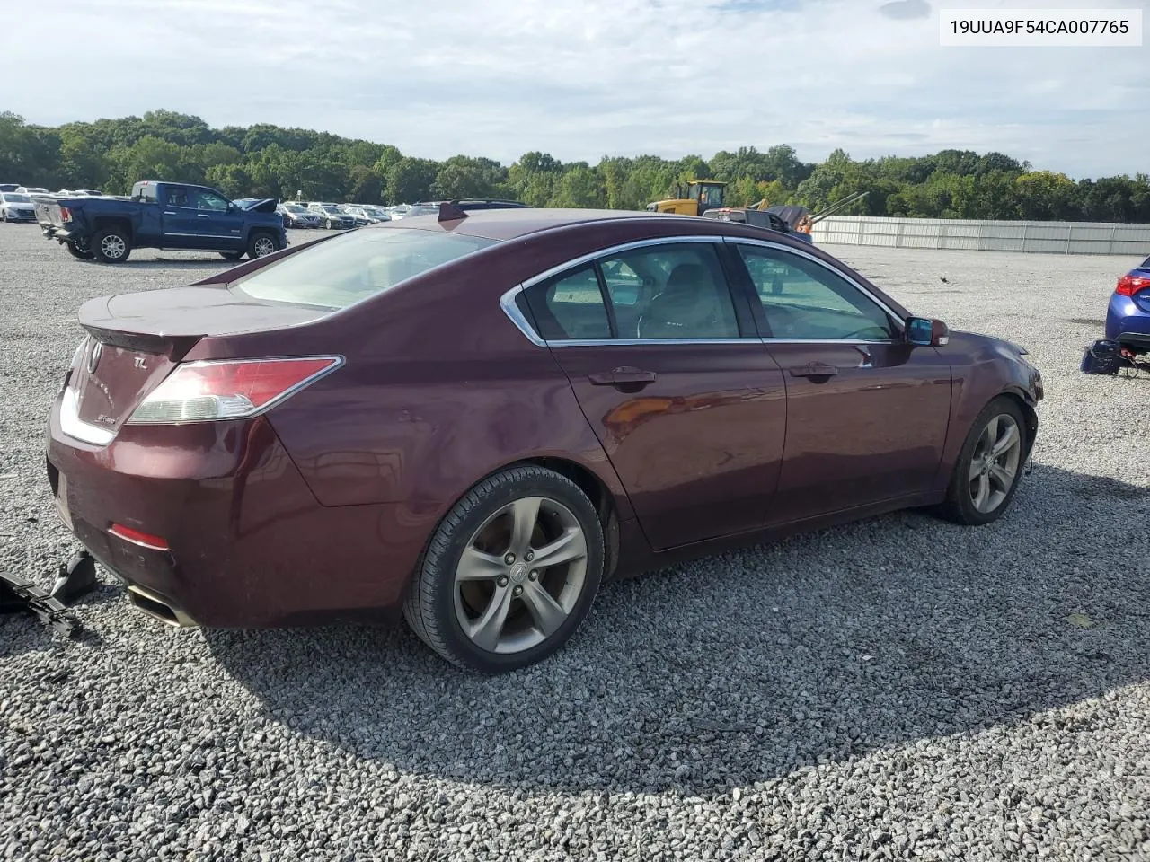 2012 Acura Tl VIN: 19UUA9F54CA007765 Lot: 69162794