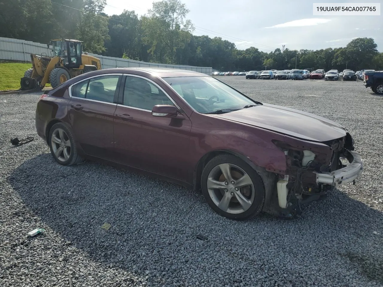 2012 Acura Tl VIN: 19UUA9F54CA007765 Lot: 69162794