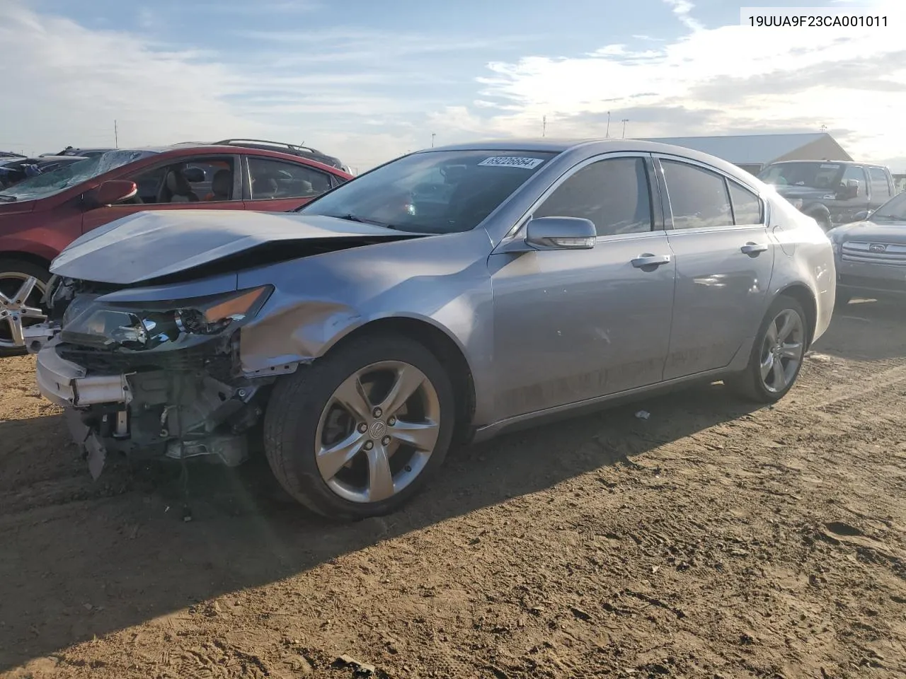 2012 Acura Tl VIN: 19UUA9F23CA001011 Lot: 69226664