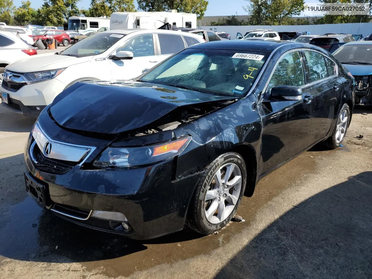 2012 Acura Tl VIN: 19UUA8F59CA027052 Lot: 69667224