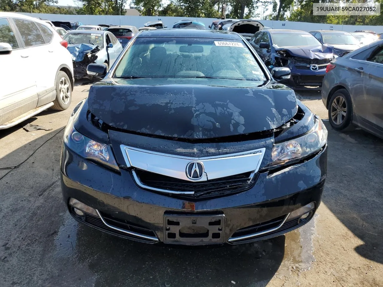 2012 Acura Tl VIN: 19UUA8F59CA027052 Lot: 69667224