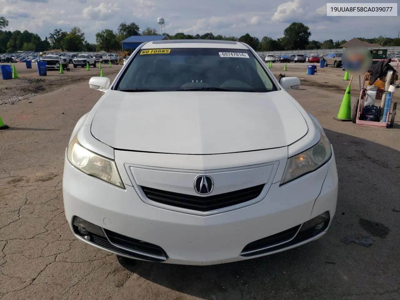 2012 Acura Tl VIN: 19UUA8F58CA039077 Lot: 69747014