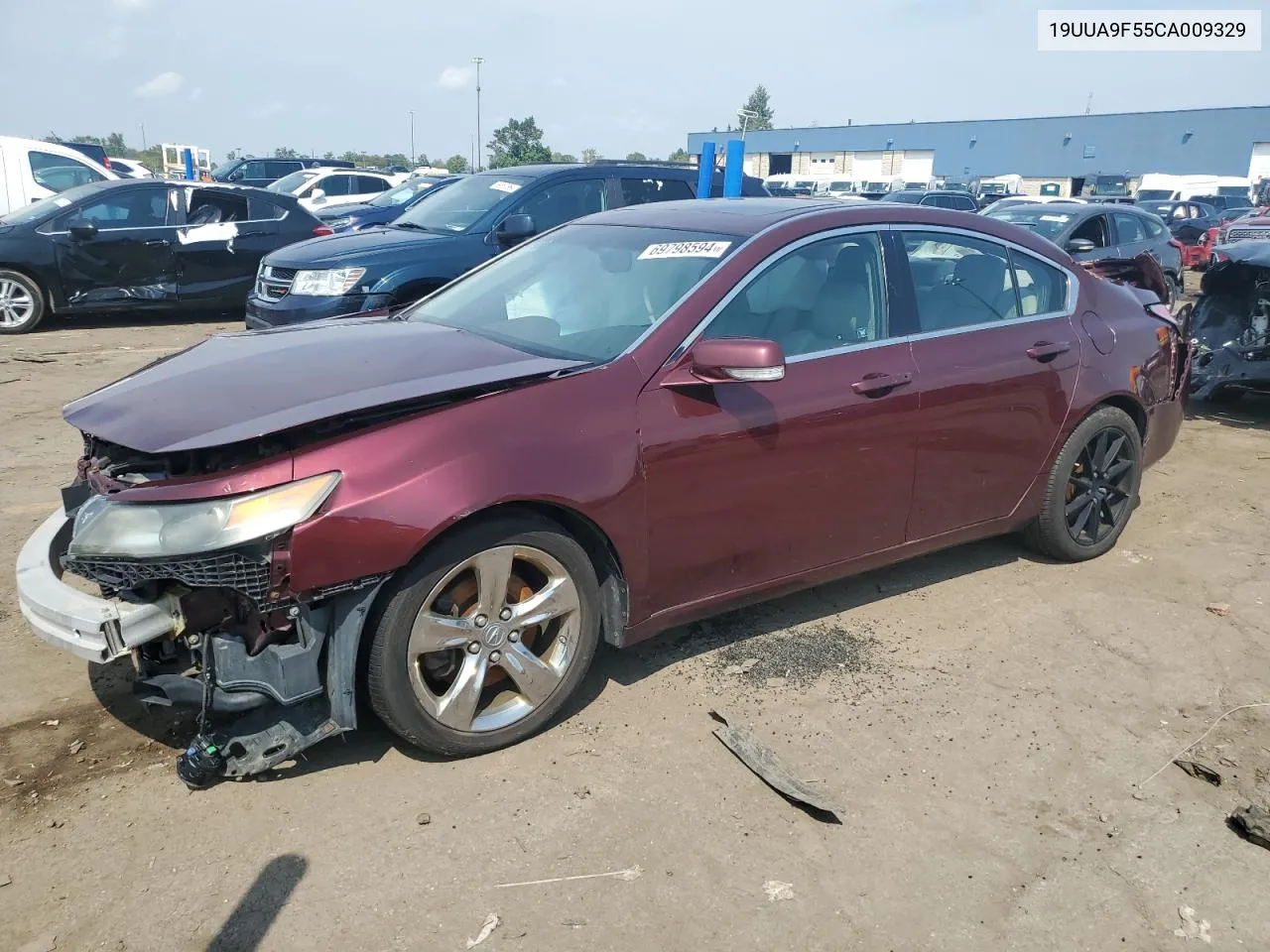 2012 Acura Tl VIN: 19UUA9F55CA009329 Lot: 69798594