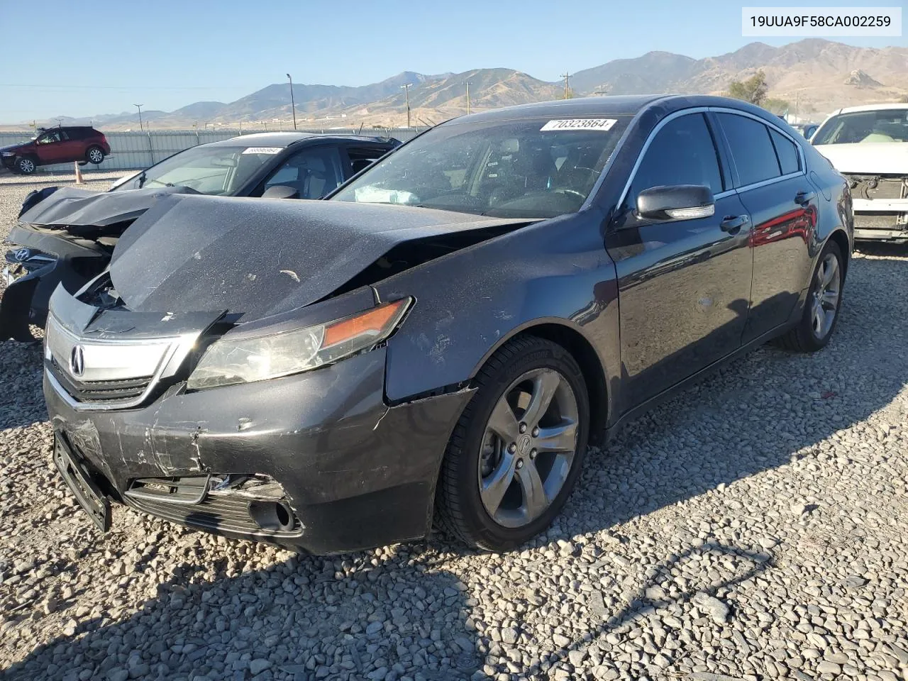 2012 Acura Tl VIN: 19UUA9F58CA002259 Lot: 70323864