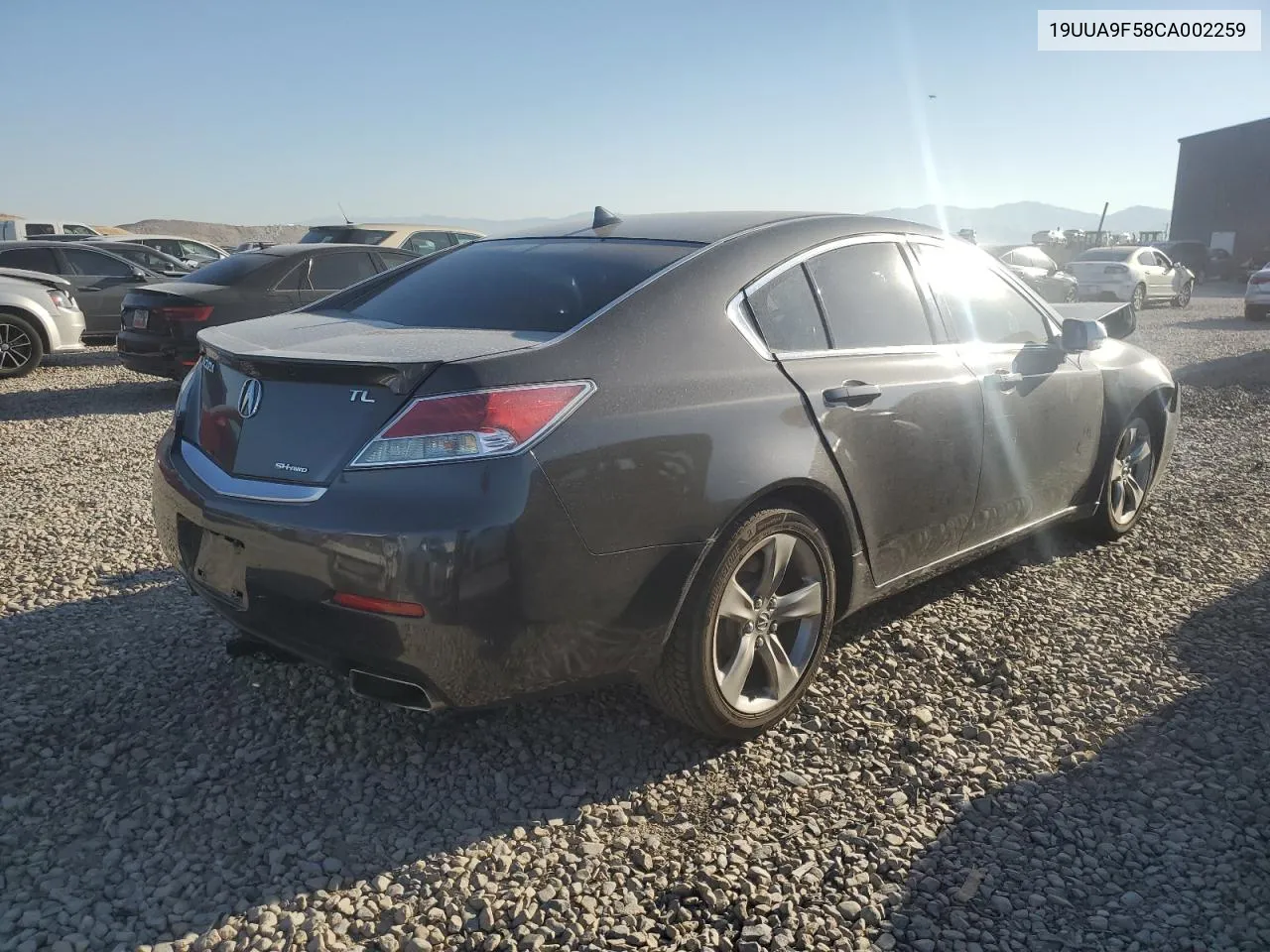 2012 Acura Tl VIN: 19UUA9F58CA002259 Lot: 70323864