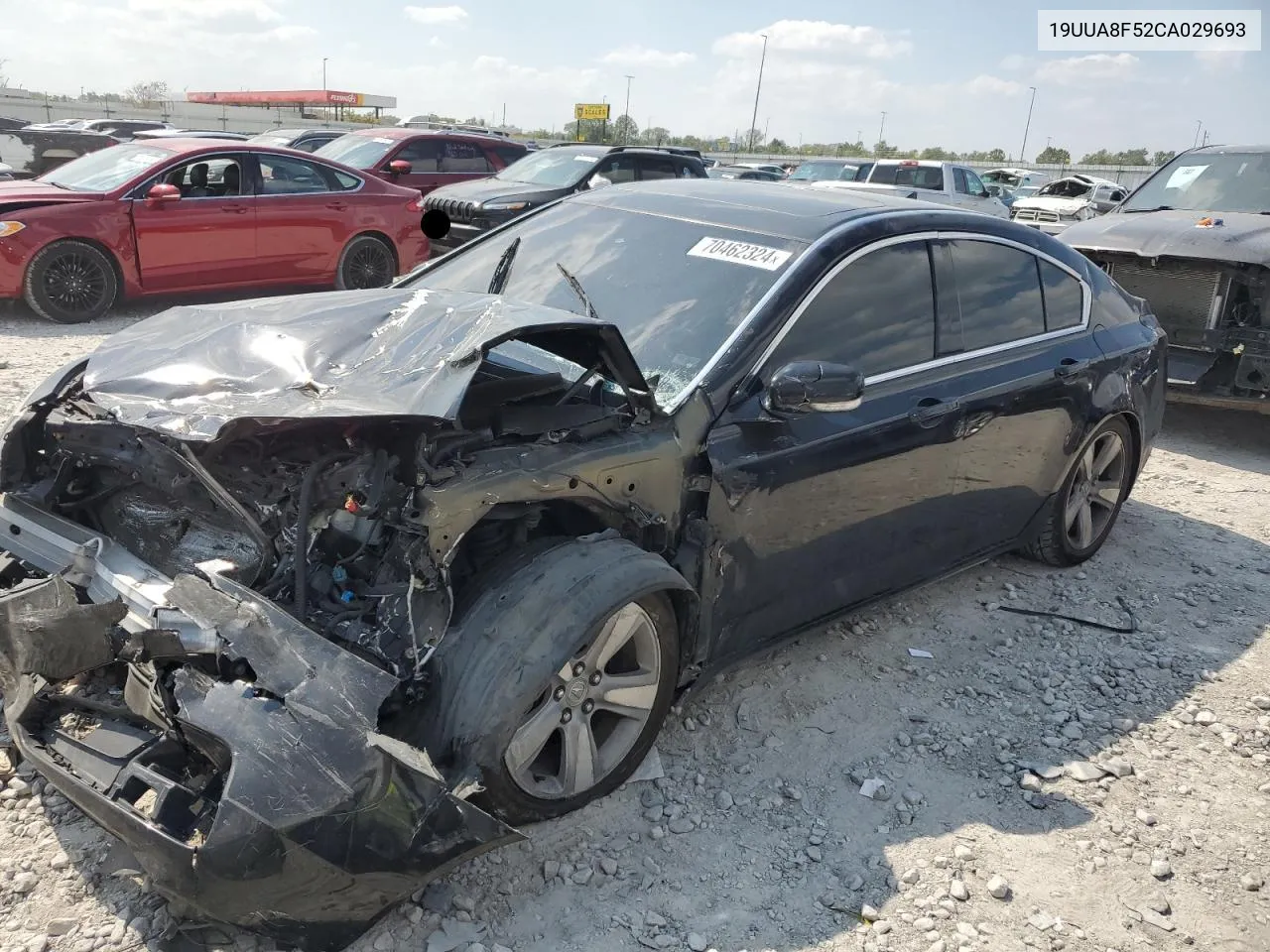 2012 Acura Tl VIN: 19UUA8F52CA029693 Lot: 70462324