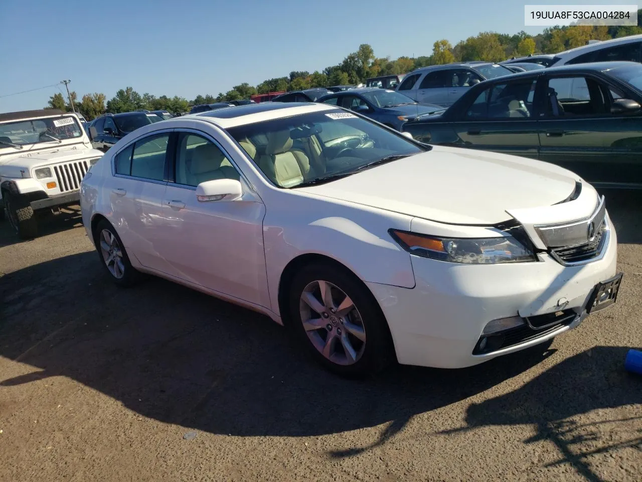 2012 Acura Tl VIN: 19UUA8F53CA004284 Lot: 70659584