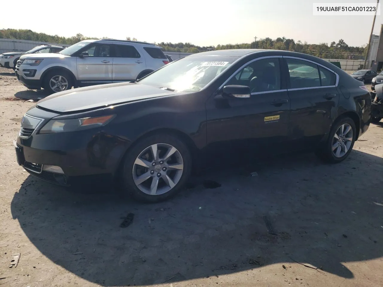 2012 Acura Tl VIN: 19UUA8F51CA001223 Lot: 70721584