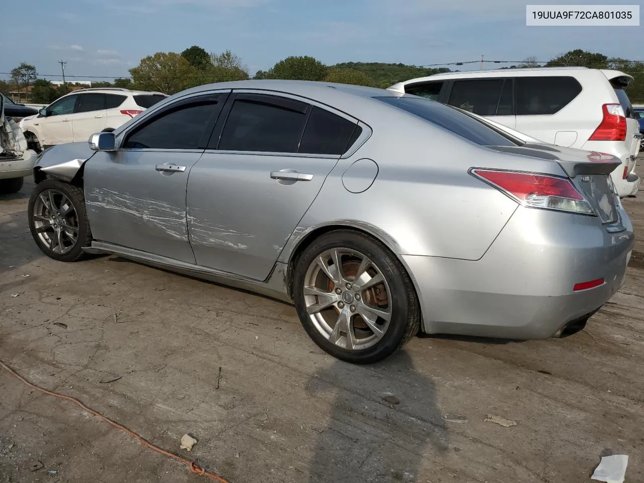 2012 Acura Tl VIN: 19UUA9F72CA801035 Lot: 70773054