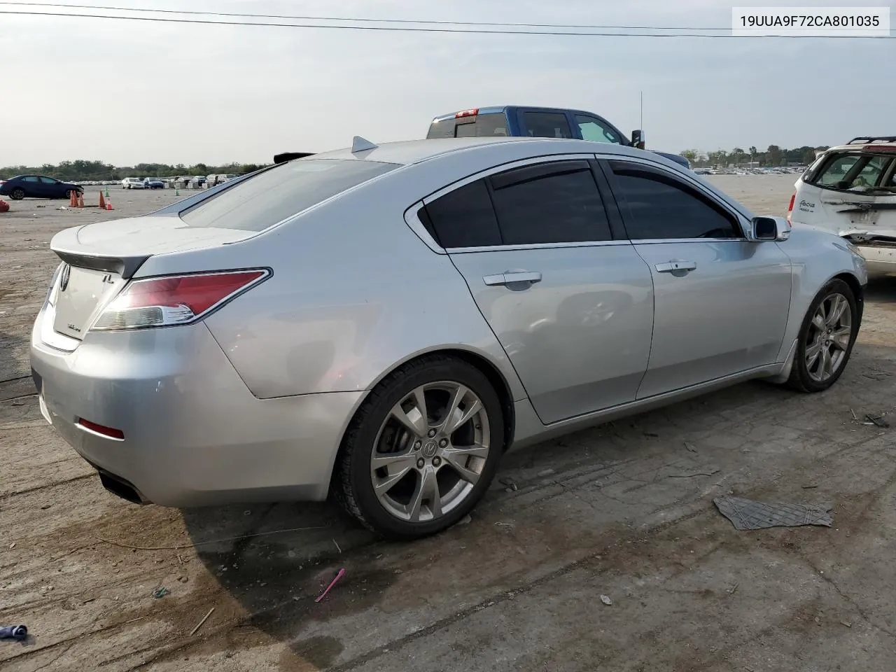 2012 Acura Tl VIN: 19UUA9F72CA801035 Lot: 70773054