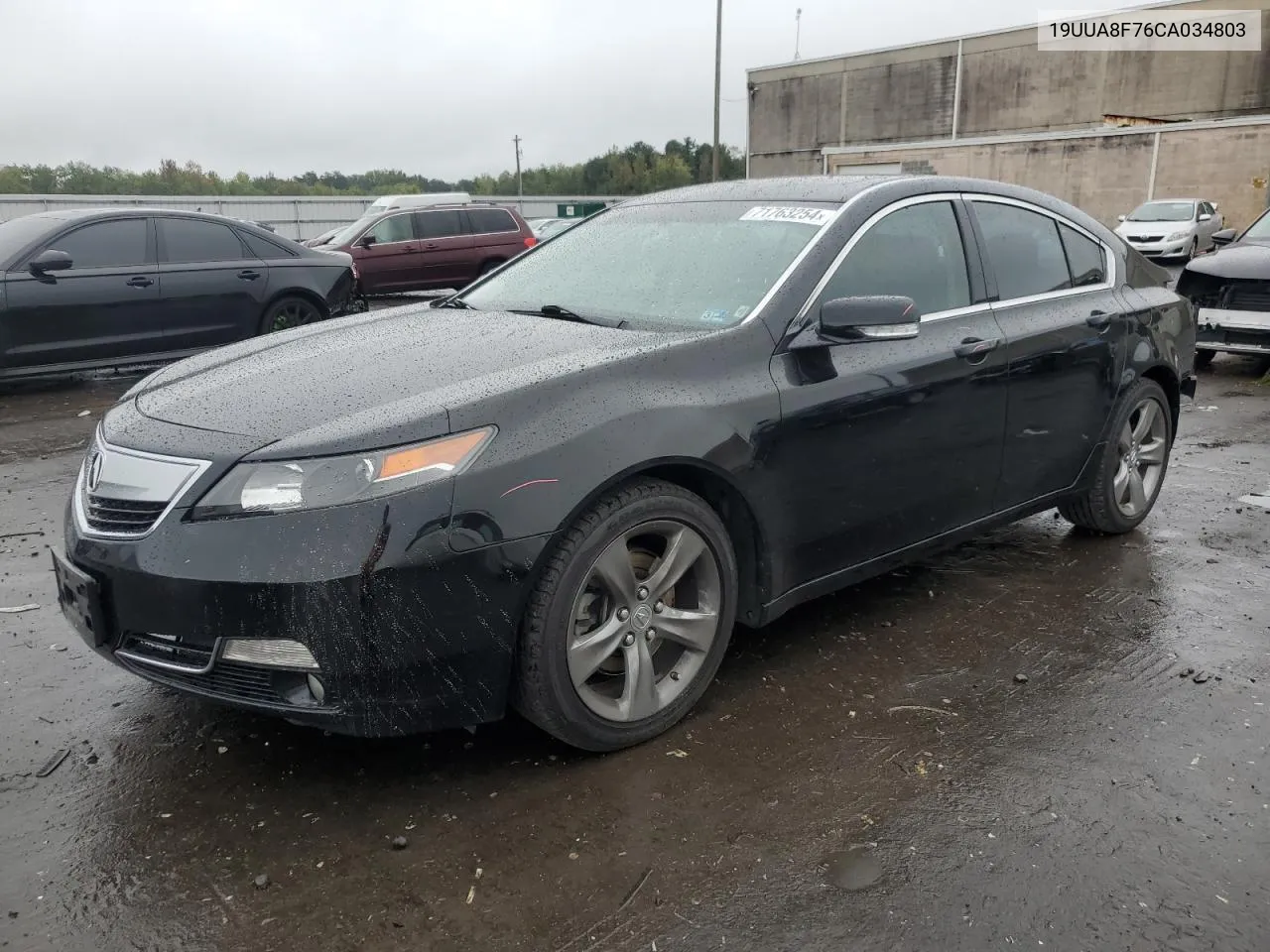 2012 Acura Tl VIN: 19UUA8F76CA034803 Lot: 71763254