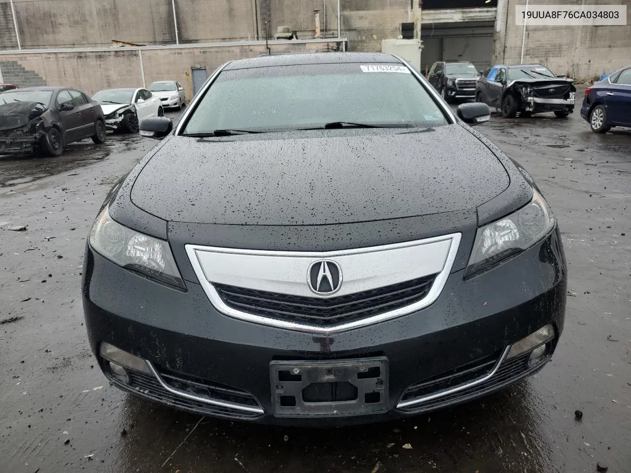 2012 Acura Tl VIN: 19UUA8F76CA034803 Lot: 71763254