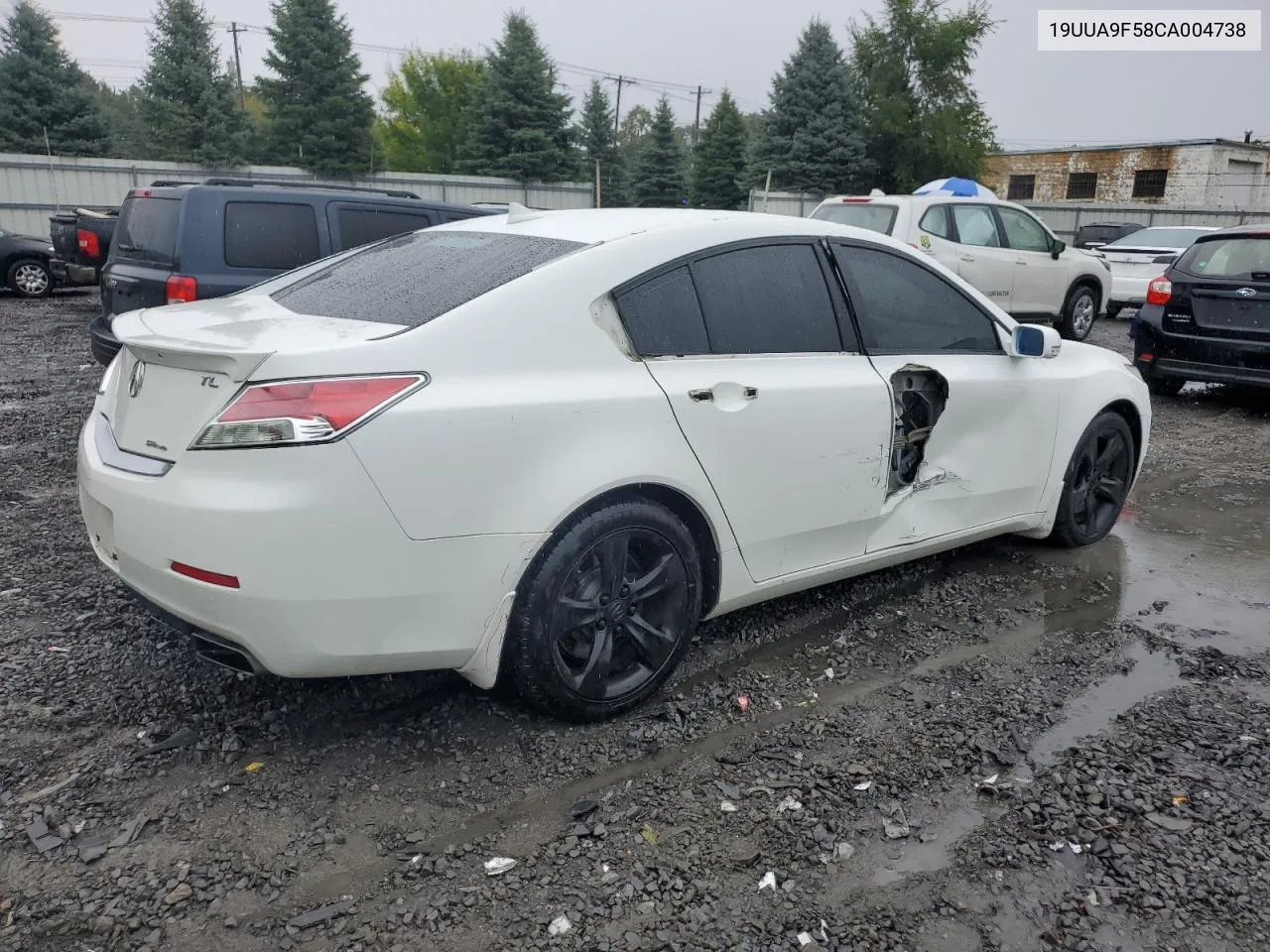 2012 Acura Tl VIN: 19UUA9F58CA004738 Lot: 73178004