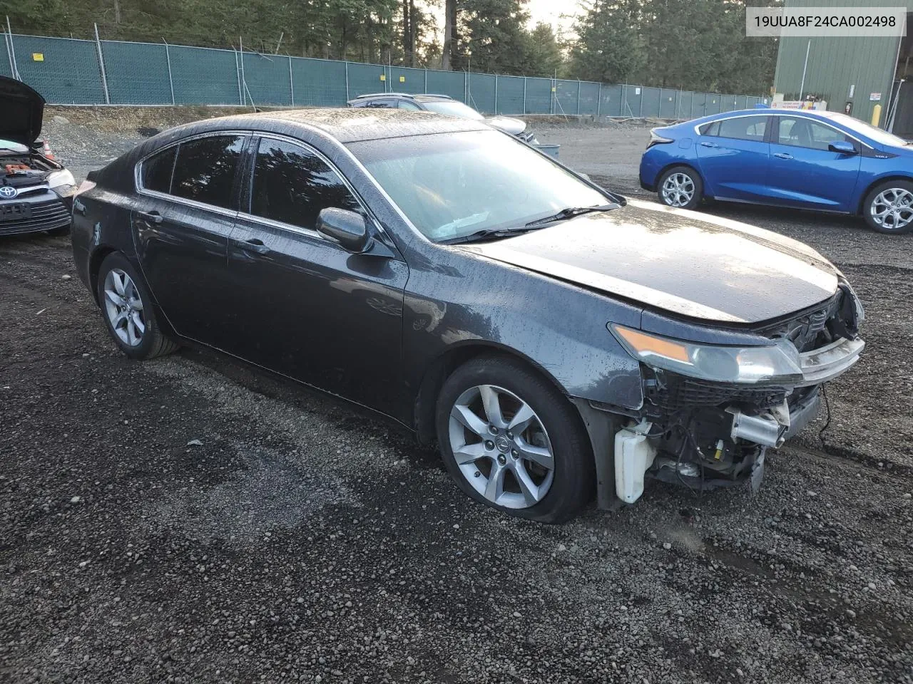 2012 Acura Tl VIN: 19UUA8F24CA002498 Lot: 73250684