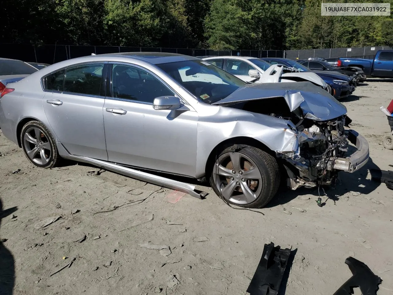 2012 Acura Tl VIN: 19UUA8F7XCA031922 Lot: 73783184